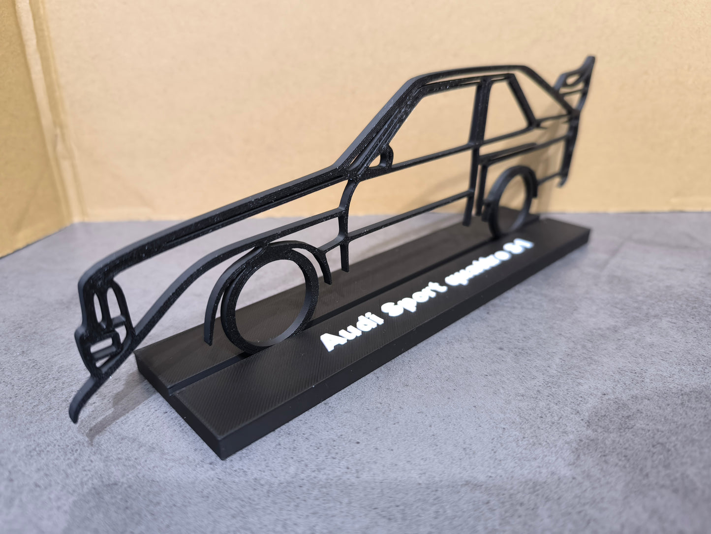 Audi Sport quattro S1 Silhouette DEKO GESCHENK