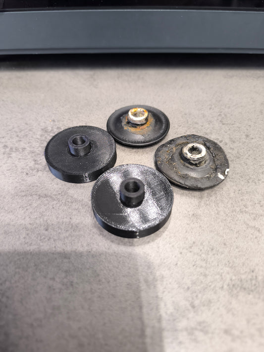 Audi 80 90 B3 B4 Alu Spoiler Unterlagen Befestigung Mitte 893827203