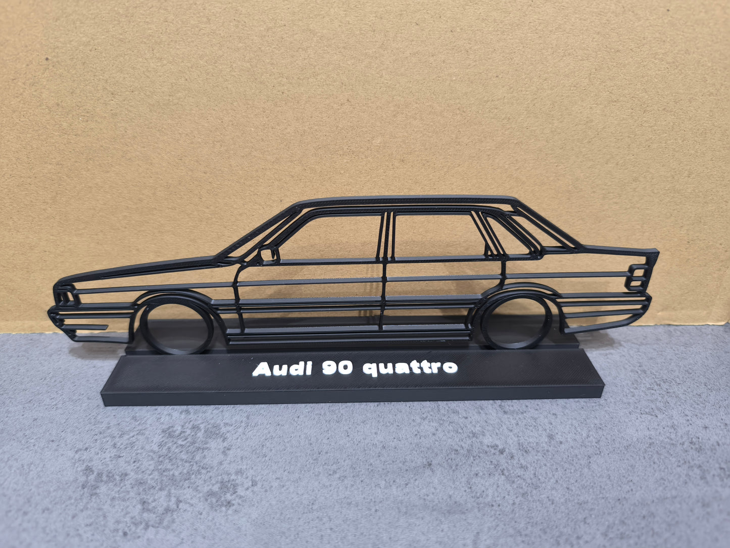 Audi 90 Quattro Typ 85 Modell Silhouette DEKO GESCHENK