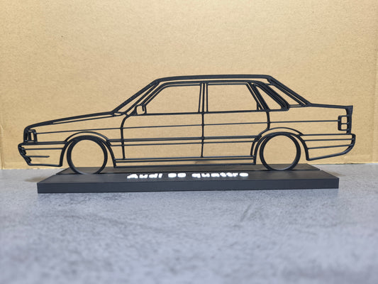 Audi 90 Quattro Typ 85 Modell Silhouette DEKO GESCHENK