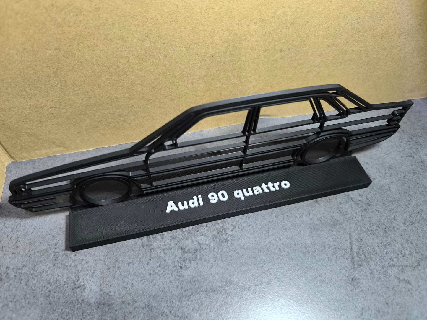 Audi 90 Quattro Typ 85 Modell Silhouette DEKO GESCHENK