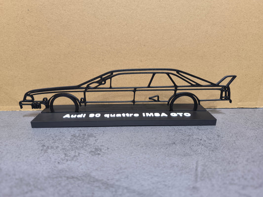 Audi 90 Quattro IMSA GTO Modell Silhouette DEKO GESCHENK