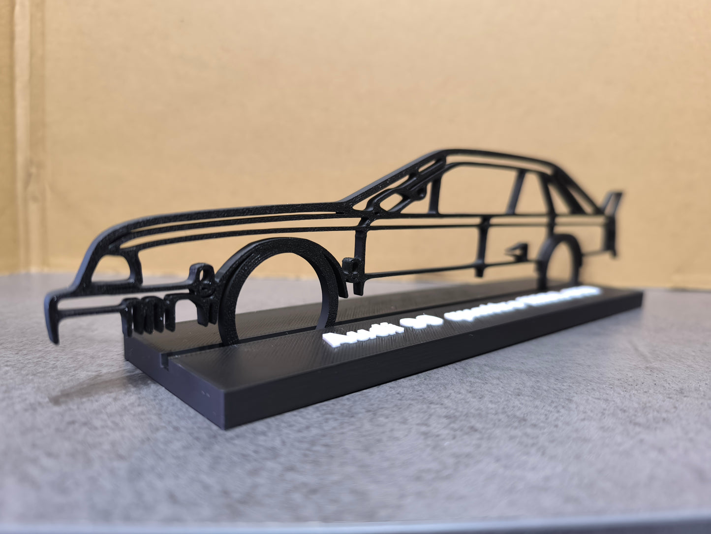Audi 90 Quattro IMSA GTO Modell Silhouette DEKO GESCHENK