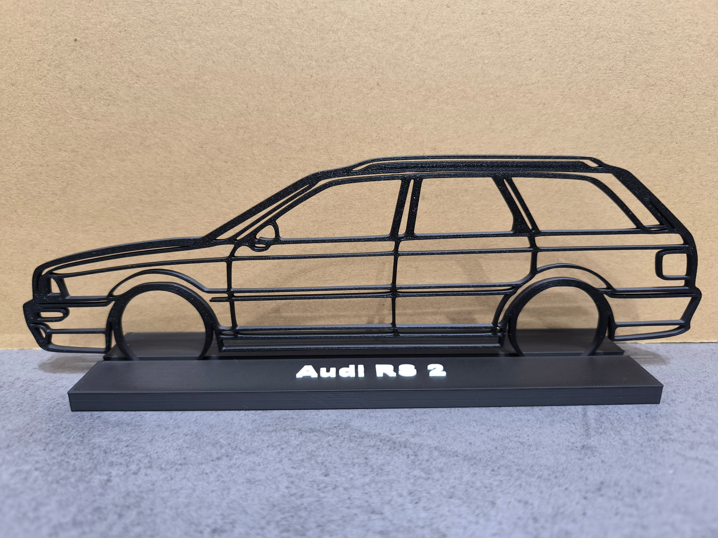 Audi RS2 Modell Silhouette DEKO GESCHENK