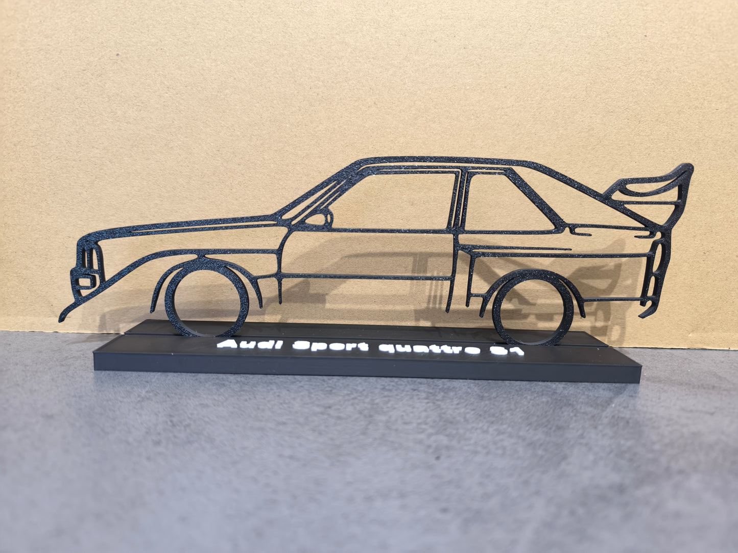 Audi Sport quattro S1 Silhouette DEKO GESCHENK