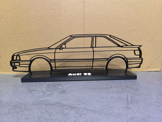 Audi S2 Modell Silhouette DEKO GESCHENK