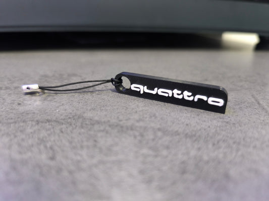 Audi quattro Schlüsselanhänger / Hochwertiges Design