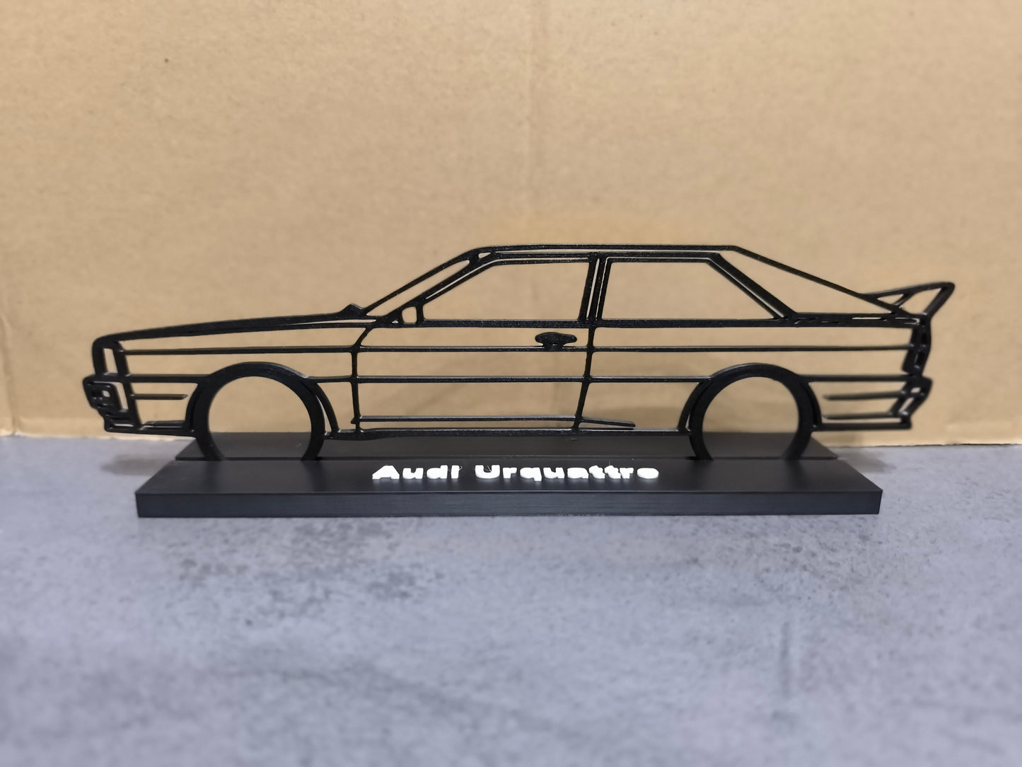 Audi Urquattro Silhouette DEKO GESCHENK