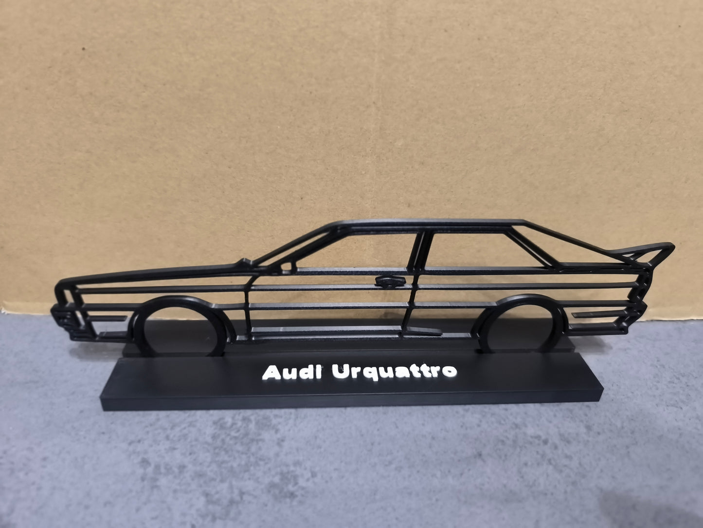 Audi Urquattro Silhouette DEKO GESCHENK