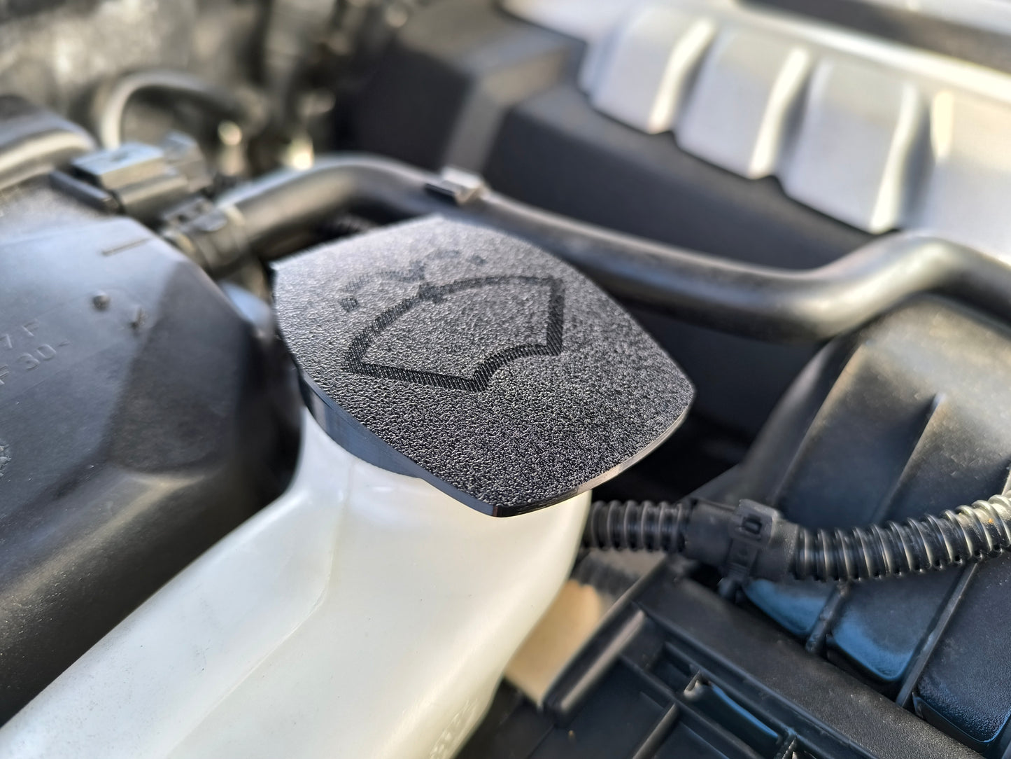 Wischwasserdeckel schwarz 38mm Audi / VW / Skoda / Seat / Porsche