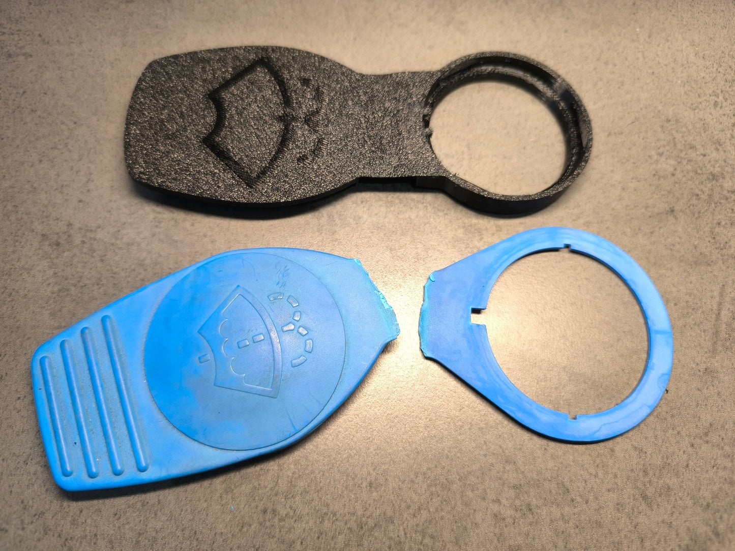 Wischwasserdeckel schwarz 38mm Audi / VW / Skoda / Seat / Porsche