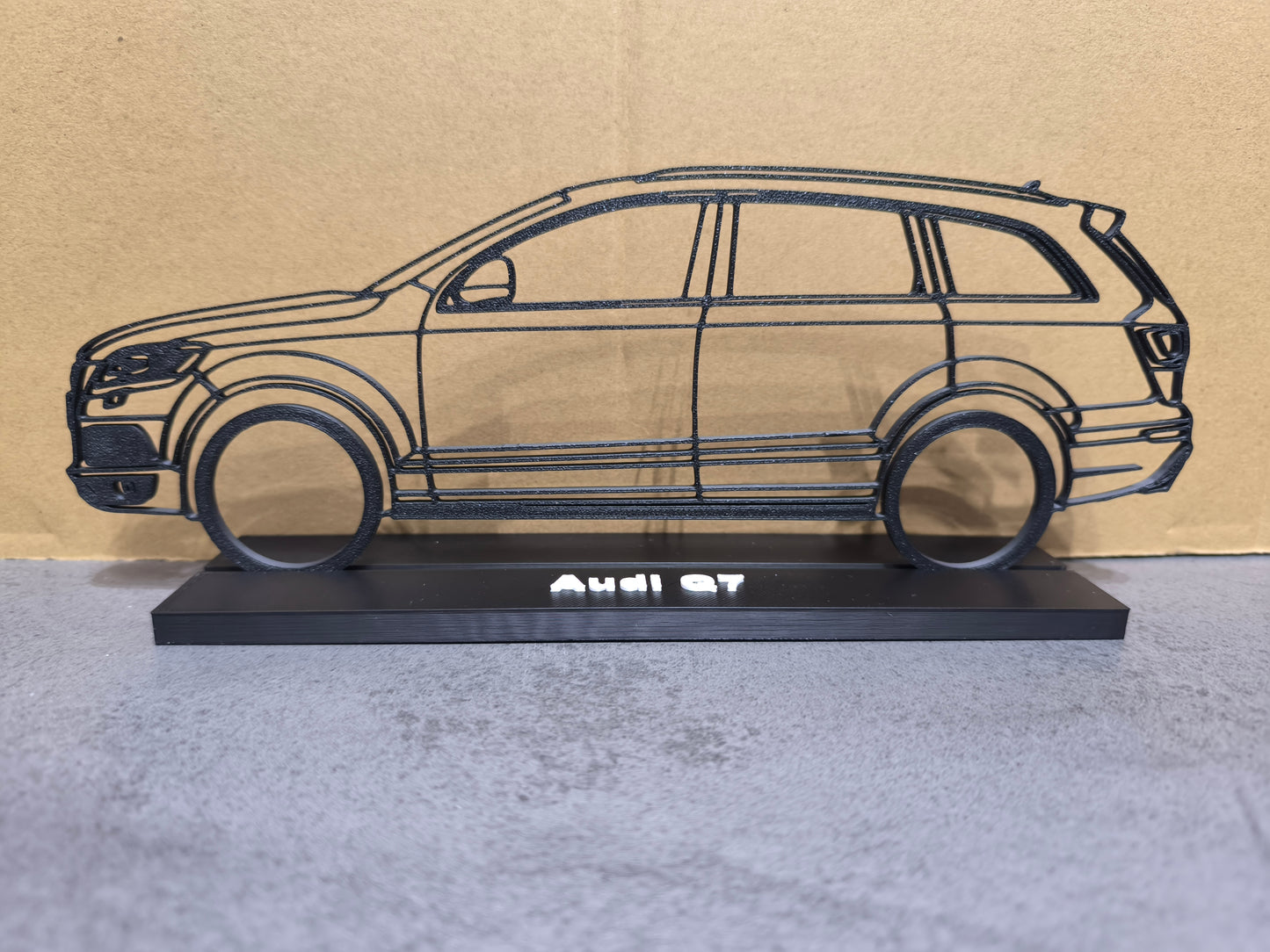 Audi Q7 4L Modell Silhouette DEKO GESCHENK