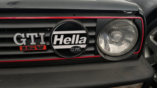 VW Golf 2 GTI Zusatzscheinwerfer Abdeckung Rallye Hella Scheinwerfer Cover